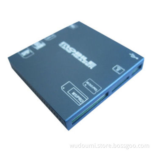 Aluminum case card reader